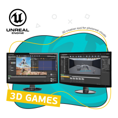 Unreal Engine 4. Игровой движок - КИБЕРшкола программирования для детей, компьютерные курсы для школьников, начинающих и подростков - KIBERone г. Люберцы