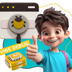 Тестирование & Vibe Debug. Охотники за багами - КИБЕРшкола программирования для детей, компьютерные курсы для школьников, начинающих и подростков - KIBERone г. Люберцы