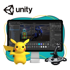 Мир игр на Unity 2D на популярном движке + AI-помощники - КИБЕРшкола программирования для детей, компьютерные курсы для школьников, начинающих и подростков - KIBERone г. Люберцы