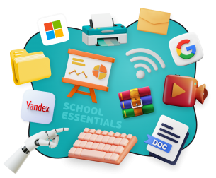 Цифровая база для школьника - КИБЕРшкола программирования для детей, компьютерные курсы для школьников, начинающих и подростков - KIBERone г. Люберцы